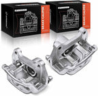 A-Premium Front Disc Brake Caliper Assembly with Bracket Compatible with Select Buick, Cadillac, Chevy and GMC Models - Malibu, LaCrosse, Regal, Impala, ELR, Equinox, Terrain, Allure, Cascada