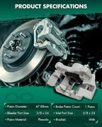 SCITOO Rear Right Brake Caliper With Bracket 18B4819 Compatible For Jeep Grand Cherokee 1999-2004