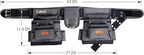 Magnetic Tool Belt with Air-Mesh Padded,22 Pockets Heavy Duty Tool Belts for Men/Construction/Carpenter/DIY'er/Electrician.Double layer thickened polyester fiber with waterproof coating.