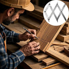 Picket Master Pro 3 Point Center Finder for Precise Measurements,Center Point Finder, Center Finding Tool,Equidistant Measuring Tool,Wood Working Welding Precise Center Finding
