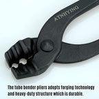 Automotive Tubing Bender Brake Line Bending Tool, Brass Tube Bender Pliers for 3/16 Inch, 1/4 Inch,for Brake, Fuel Line