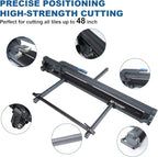 Manual Porcelain-Ceramic Tile Cutter YSJWAER - Tile Cutting Machine Suitable for Cutting Tiles Up to 48 Inch