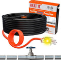 HEATIT Water Line Heat Tape - All-Season Pipe Freeze Protection, Hassle-Free Installation Heat Trace For Pipes, CSA & ETL Approved, Energy-Saving, Versatile, Long-Lasting HISD 12ft, 7w/ft, 120V