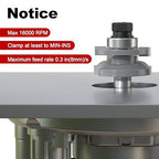 Professional 2PCS Ogee Style Rail and Stile Router Bits Set 1/2 Inch Shank, 3/8 Inch Cutting Depth, Up to 7/8 Inch Stock, Perfect Door Frame Shaper Cutters Raise Panel Making Router Bit Set