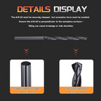 Drill Bit, 2.7mm Cutting Diameter, 4241 HSS Nitriding Black 118° Cutting Angle Versatile Jobber Bits - (Applications: for Drilling Plastic Wood Soft Metal), 12-Pieces