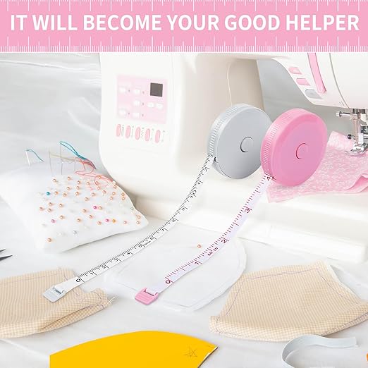 16 Pack Tape Measure, 60 Inch/150cm Retractable Body Measuring Tape - White Soft Sewing Tape for Tailor, Craft & Cloth Measurements