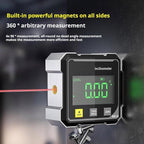 Digital Angle Finde, 2026 Upgraded 4-Side Magnetic Digital Angle Gauge, Cube Inclinometer with Backlight, Magnetic Electronic Level Angle Finder Tool Protractor Inclinometer Woodworking Tools