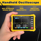 Mini Handheld Oscilloscope Kit,Pocket Portable Oscilloscope 2.5MS/s Sampling Rate,500KHz Bandwidth, 2.8 inch TFT，Type-C,Trigger Function Auto/Nomal/Single