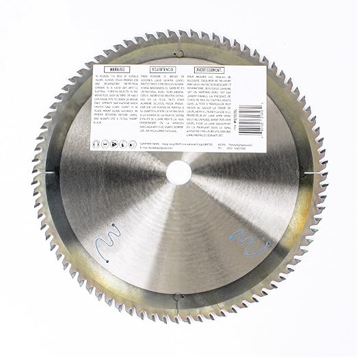 Woodworking Circular Saw Blades 2-Pack 12", Arbor 1", Framing/General Wood, Special Anti-Heat Adhesion Coating on Cutting Edges, High Finish, Long Life, 12" 80 Teeth & 100 Teeth -TA