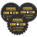 6-1/2 Inch Circular Saw Blade 24T 40T 60T Combo,6-1/2 Saw Frame Ultra Fine Finish Circular Saw Blade,Compatible with for DEWALT,Makita,Skil Saw,for Cutting Lumber,Plywood Material,5/8 Inch Arbor