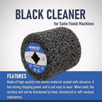 4" Black Cleaner & Burnishing Wheel Pro Pack, 100x100mm, Grit 40/80/120/180