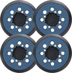 4 Pack 5 Inch 8 Hole Hook and Loop Replacement Sanding Pad for DeWalt DWE64233 & N329079 Compatible with DWE6423/6423K, DWE6421/6421K, DWE6421-B2, DWE6421-B3, DWE6421-BR, DCW210B