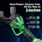 NEXON PVC Pipe Cutter for Makita 18V Battery, Plastic Tubing Cutter with LCD Display, Cuts up to 1-1/2" Electric PVC Cutter, Cutter Tool for PVC, PPR, PE, PEX,SK5 Blade(Battery not include)