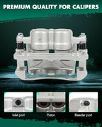 SCITOO Front Left Brake Caliper With Bracket 18B4861 Compatible For Ford For F-150 2004-2005 For Ford For Lobo 2005