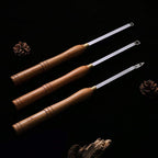 Woodturning Carbide Lathe Tools, 17” Full Size Wood Turning Tool Set of 3 Rougher Detailer Finisher, Includes Replacement Cutter Inserts
