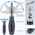 68-in-1 Ratcheting Screwdriver Set, Pocket Size, Versatile Ratchet Handle for Mechanics, DIY, Bicycle, Car, Electronics Maintenance (9902)
