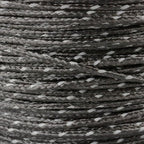 Paracord Planet Micro Paracord – Thin Braided Cord for Crafting, Fishing, and DIY Projects in 125 ft Spools – Reflective Black