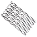 Drill Bit, 21/64" Cutting Diameter, 4241 HSS 118° Cutting Angle Uncoated Bright Versatile Jobber Bits - (Applications: for Drilling Plastic Wood Soft Metal), 6-Pieces