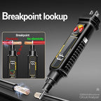 Non Contact Voltage Tester Outlet Receptacle Detector Dual Range AC 2-440V,50Hz-60Hz Live/Neutral Wire Tester with LCD Display,Breakpoint Finder,Light Fuse Checker,Circuit Polarity Wall Plug Tool