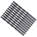 Drill Bit, 4.2mm Cutting Diameter, 4241 HSS Nitriding Black 118° Cutting Angle Versatile Jobber Bits - (Applications: for Drilling Plastic Wood Soft Metal), 10-Pieces
