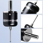 3D Touch Probe Edge Finder Trigger Finder,X Y Z Axis Measurement Centering Rod for Metals, Not Support the Detection of Insulation Materials and Insulating Spindle (Red light)