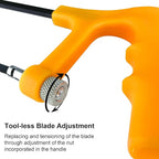 6 in. Mini Hacksaw Frame - 150mm Extra Fine Cut Junior Hack Saw with Bi-Metal Blade for Metal and Wood
