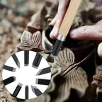 OriGlam 10pcs Professional Wood Carving Chisel Set - Carbon Steel Woodworking Tools, Power Grip Chisels Great for Carving and Woodworking