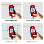 Electric Fence Voltage Tester, Handheld Fence Fault Finder Fence Tester for Farms, Digital Display High Voltage 200-15000V Gardening Tools
