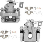 SCITOO Rear Left+Right Brake Calipers With Bracket 19B6287 19B6286 Compatible For Toyota Prius 2010-2015 For Toyota Prius Plug-In 2012-2015