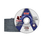 SALI 10 Pack 4 Inch Grinding Wheels for General Purpose Metal & Stainless Steel, Aluminum Oxide Grinding Disc for Angle Grinder, Depressed Center 4" * 1/4" * 5/8"(100 * 6.0 * 16 mm)