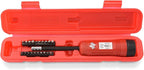 NEIKO 10573B 1/4” Torque Screwdriver Set, 20 Hex Bits, 10 to 50 In-Lbs, Long Shank Screwdriver Torque Wrench, Adjustable Inch-Pound Torque Screwdriver for HVAC and Gunsmiths