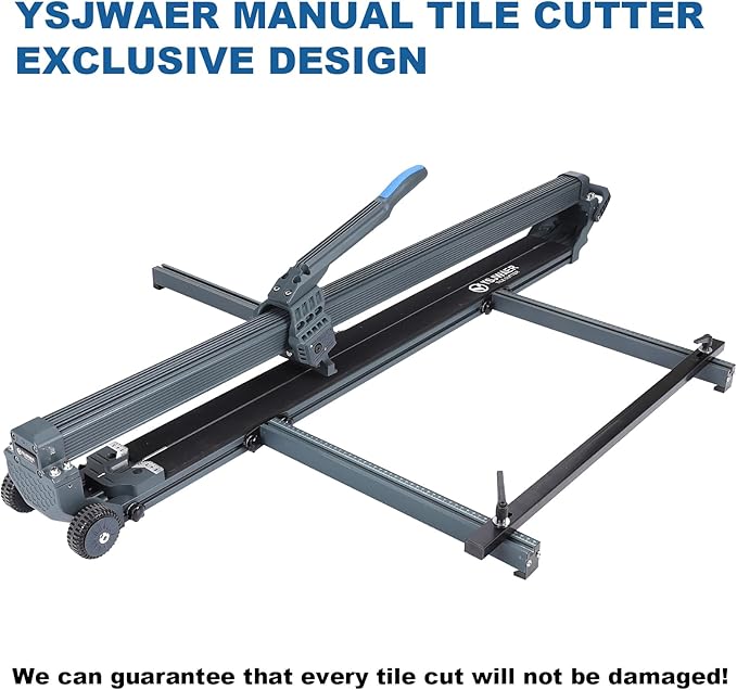 Manual Porcelain-Ceramic Tile Cutter YSJWAER - Tile Cutting Machine Suitable for Cutting Tiles Up to 48 Inch