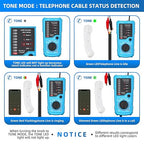Network Cable Tester, Digital Signal Line Finder with Probe Tone, Ethernet LAN Network Cat5 Cat6 Cable Maintenance Collation, RJ11 RJ45 Cable Tracer, Telephone Line Test