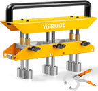 Large Sheet Metal Bend,Three-Station Edge Roller Bender,0-90° Bending Angle Bending Metal Roofing Materials,Adjustable for Making 5/8" to 4" (16 to 102 MM) Bends in 29 to 22-Gauge Steel