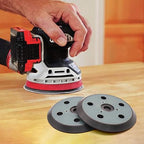 5 Inch Sander Replacement Pad 2 Pack, Competiable with Porter Cable 333 334 Random Orbit Sander, 5 Holes Hook and Loop Sanding Pad