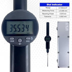 Digital Dial Gauge,with A Range of 100mm/4 in,Dlectrical Digital Indicator Graduation Resolution of 0.001mm