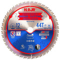Circular Saw Blade Woodworking TA Series, 12" 44-Tooth Arbor 1", General Purpose Wood Cutting,Special Anti-Thermal Adhesion Coating on Cutting Head -TA,High Finish, Long Life,12" 44T TA
