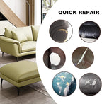 Leather Repair Patch Leather Repair Tape Self-Adhesive Cuttable Vinyl Leather Repair Kit for Couch Sofa Car Seat Furniture Cabinets Chair (Beige, 17.3 X 78.7 inch)