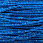 Paracord Planet Micro Paracord – Thin Braided Cord for Crafting, Fishing, and DIY Projects in 125 ft Spools – Reflective Royal Blue
