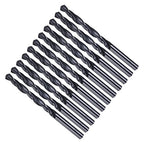Drill Bit, 6.5mm Cutting Diameter, 4241 HSS Nitriding Black 118° Cutting Angle Versatile Jobber Bits - (Applications: for Drilling Plastic Wood Soft Metal), 12-Pieces