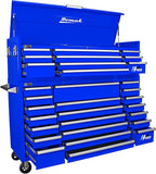 Homak H2PRO Series 72-Inch 21-Drawer Rolling Cabinet,