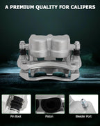 SCITOO 18B4950 Front Left Disc Brake Caliper Assembly w/Bracket For Chevy For Equinox 2005-2006,For Pontiac For Torrent 2006,For Saturn For Vue 2004-2007