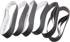 Taokyid 18 Pack 1-1/2 x 30 Inch Sanding Belts, 1.5 x 30 Silicon Carbide Sanding Belts, 3 Each of 120 240 400 600 800 1000 Grits Sander Belts for Knife Sharpening and Metalworking