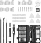 VEVOR Screwdriver Set, 59-Piece Small Precision Screwdriver Set with Phillips, Flat Head, Torx, Pentalobe Bits, Tweezer for Men, Mini Cleaning Repair Tool Kit for iPhone, MacBook, Laptop, Computer