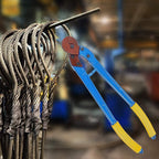 SANIK Long Hand Cable wire Cutter, MAX 100mm2, Carbon Steel Blades Cut Up To Φ10mm Steel Wire Ropes/Φ 7mm Steel Bar, 23.6Inch