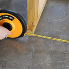 LAND 100FT/30M Fiberglass Tape Measure - Dual-Inch/Metric Scale, Lightweight & Durable, Portable Long Measuring Tape for Construction, Surveying, Landscaping
