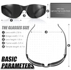 Chumia 48 Pairs Safety Glasses Protective Eyewear Goggles Scratch Impact Resistant Eye Protection for Men Women Work