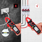 UNI-T UNI T UT210e Mini Digital Clamp Meter & Phillips Screwdriver, HVAC Tool AC DC Amp Clamp Meter Multimeter Tester Voltmeter Continuity Tester Capacitor Ohmmeter & Cross Screwdriver