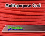 BORED? PARACORD! 550 lb Paracord - Ideal for Crafting, Camping, DIY Projects, Active & Military Outdoors - Strong Survival Rope - Tactical Parachute Cord Type III - Neon Orange 100 Feet