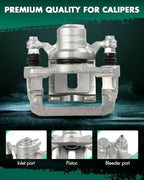 SCITOO 19B2994A 19B2995A Rear Left & Right Disc Brake Calipers Assembly w/Bracket For Nissan For Pathfinder 2005-2012